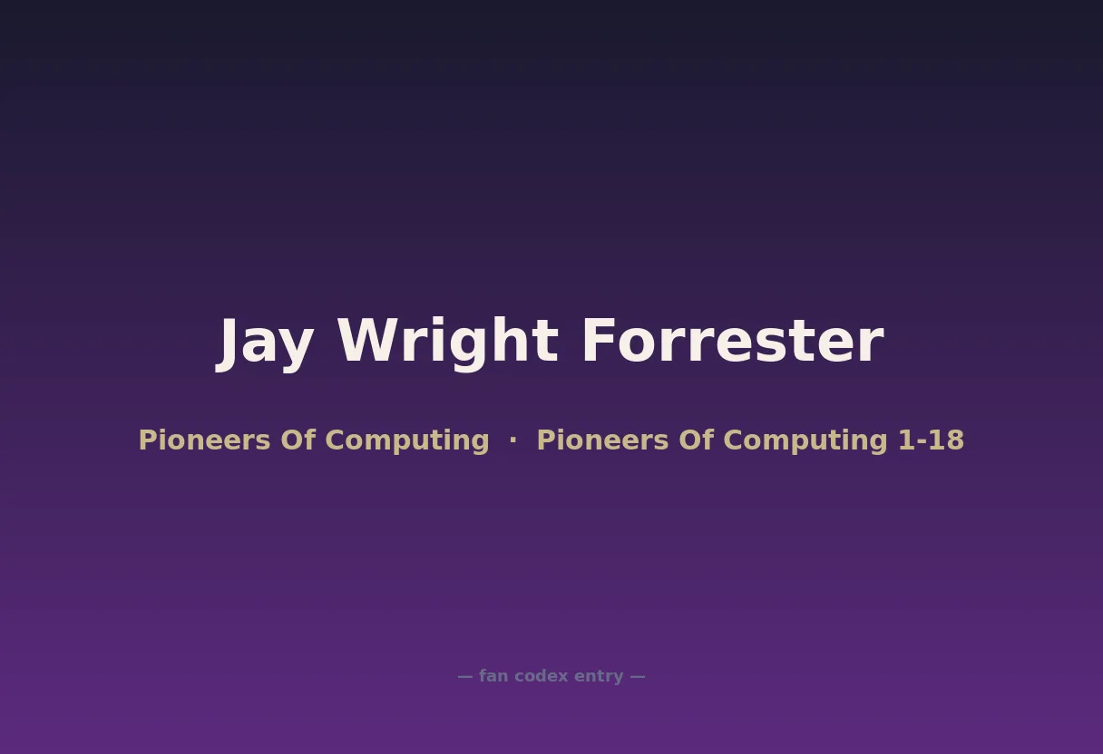 Jay Wright Forrester
